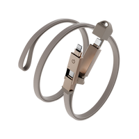 ENERGEA SHEATH 2-IN-1  C TO C + LIGHTNING CABLE, 480MBPS, 60, 1M -GOLD