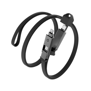 ENERGEA SHEATH 2-IN-1  C TO C + LIGHTNING CABLE, 480MBPS, 60W, 1M -GUN