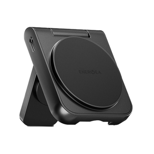 Energea MagDuo 2 IN 1 Foldable Magsafe Fast Wireless Charger - Gunmetal