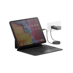 Energea TravelGo 1-Port USB-C & USB-A 35W PD Travel Adapter - Gunmetal Black