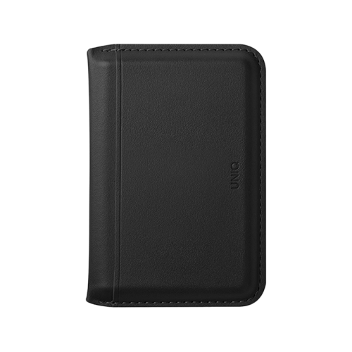 UNIQ LYDEN DS RFID-BLOCKING MAGNETIC WALLET - DALLAS BLACK (DALLAS BLACK/FLINT GREY)