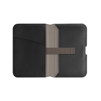 UNIQ LYDEN DS RFID-BLOCKING MAGNETIC WALLET - DALLAS BLACK (DALLAS BLACK/FLINT GREY)