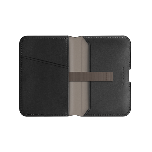 UNIQ LYDEN DS RFID-BLOCKING MAGNETIC WALLET - DALLAS BLACK (DALLAS BLACK/FLINT GREY)