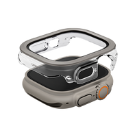 UNIQ VOUTE WATCH CASE WITH TEMPERED GLASS SCREEN 49MM - TITANIUM SILVER (TITANIUM SILVER)