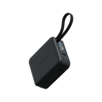 Energea Magpac Mini Plus Wireless Power Bank 10000mAh With Build in USB-C Cable & Display - Black