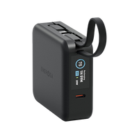 Energea Magpac Mini Plus Wireless Power Bank 10000mAh With Build in USB-C Cable & Display - Black