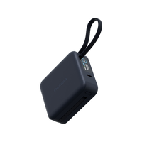 Energea Magpac Mini Plus Wireless Power Bank 10000mAh With Build in USB-C Cable & Display - Blue