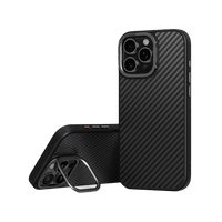 UNIQ HYBRID IPHONE 16 PRO (2024) 6.9 MAGCLICK CHARGING KEVA MAX WITH CAMERA STAND - CARBON (BLACK)