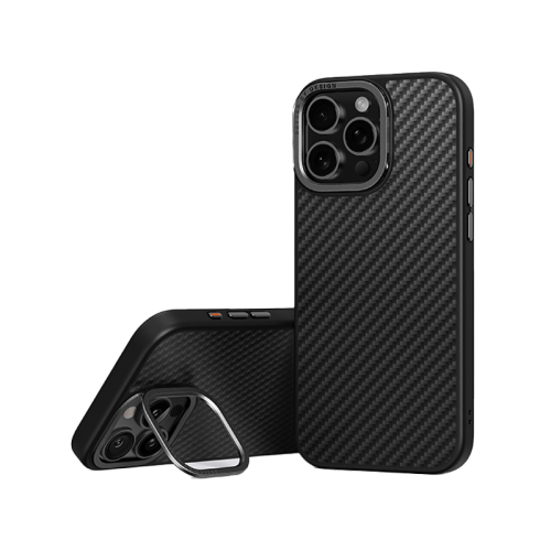 UNIQ HYBRID IPHONE 16 PRO (2024) 6.3 MAGCLICK CHARGING KEVA MAX WITH CAMERA STAND - CARBON (BLACK)