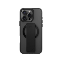 UNIQ HYBRID IPHONE 16 PRO (2024) 6.3 HELDRO MAX MAGCLICK WITH CAMERA STAND - VAPOUR (SMOKE)