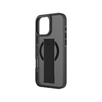 UNIQ HYBRID IPHONE 16 PRO (2024) 6.3 HELDRO MAX MAGCLICK WITH CAMERA STAND - VAPOUR (SMOKE)