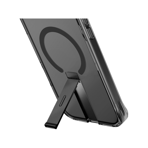 UNIQ HYBRID IPHONE 16 PRO (2024) 6.3 MAGCLICK CHARGING ELEVA WITH VERTICAL STAND - CARBON (BLACK)
