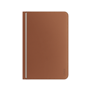 UNIQ BELMONT PASSPORT HOLDER TRACKER WITH RFID-BLOCKING - CARAMEL (CARAMEL/IVORY)