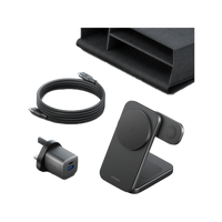 ENERGEA ESSENTIALS KIT, AMPCHARGE GAN 35 (UK) + MAGTRIO PLUS (GUN) + HELIX (BLACK) + GREY POUCH