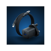 ENERGEA ESSENTIALS KIT, AMPCHARGE GAN 35 (UK) + MAGTRIO PLUS (GUN) + HELIX (BLACK) + GREY POUCH