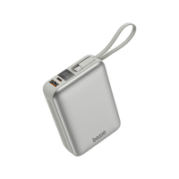 BAZIC GOPOWER FUSION MINI 20K, 3IN1 20000MAH POWERBANK WITH BUILT-IN USB-C AND LIGHTNING CABLE - PEBBLE