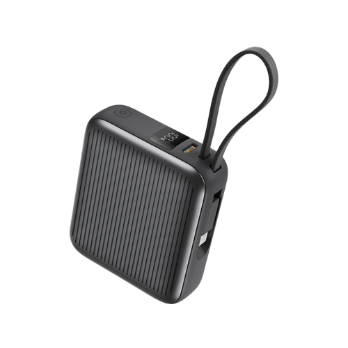 ENERGEA INTEGRA MINI 35, 10000MAH POWERBANK WITH BUILT IN USB-C CABLE PD35W  - GUN