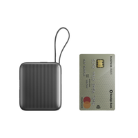 ENERGEA INTEGRA MINI 35, 10000MAH POWERBANK WITH BUILT IN USB-C CABLE PD35W  - GUN