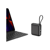 ENERGEA INTEGRA MINI 35, 10000MAH POWERBANK WITH BUILT IN USB-C CABLE PD35W  - GUN