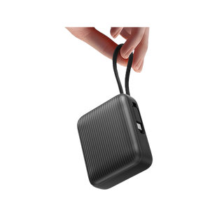 ENERGEA INTEGRA MINI 35, 10000MAH POWERBANK WITH BUILT IN USB-C CABLE PD35W  - GUN