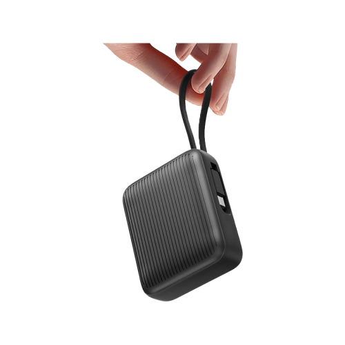 ENERGEA INTEGRA MINI 35, 10000MAH POWERBANK WITH BUILT IN USB-C CABLE PD35W  - GUN