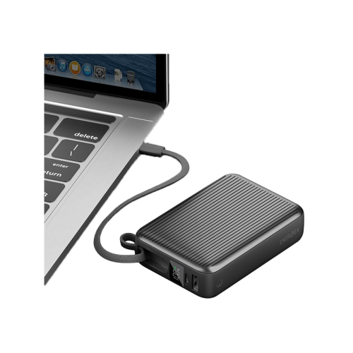 ENERGEA INTEGRA ULTRA 45, 20000MAH POWERBANK WITH BUILT IN USB-C CABLE PD45W -  GUN