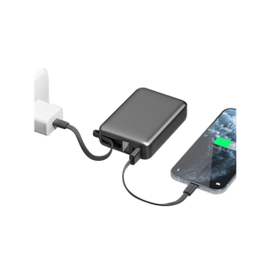 ENERGEA INTEGRA ULTRA 45, 20000MAH POWERBANK WITH BUILT IN USB-C CABLE PD45W -  GUN