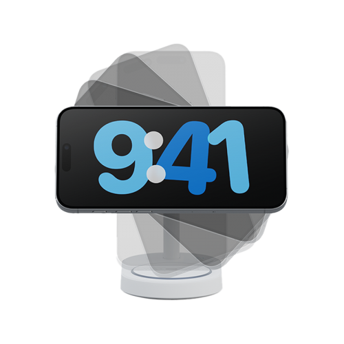 BAZIC GOMAG STATION 2 3IN1 FAST WIRELESS CHARGING STATION WITH APPLE WATCH CHARGER  -WHITE