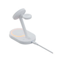 BAZIC GOMAG STATION 2 3IN1 FAST WIRELESS CHARGING STATION WITH APPLE WATCH CHARGER  -WHITE