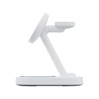 BAZIC GOMAG STATION 2 3IN1 FAST WIRELESS CHARGING STATION WITH APPLE WATCH CHARGER  -WHITE