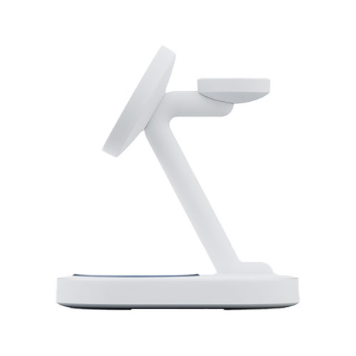 BAZIC GOMAG STATION 2 3IN1 FAST WIRELESS CHARGING STATION WITH APPLE WATCH CHARGER  -WHITE