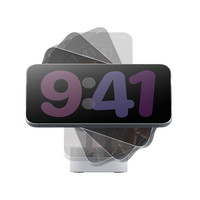 BAZIC GOMAG STATION MINI 3IN1 FOLDABLE WIRELESS  CHARGING STATION WITH 80CM RETRACTABLE CABLE & APPLE WATCH CHARGER -WHITE