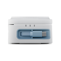 BAZIC GOMAG STATION MINI 3IN1 FOLDABLE WIRELESS  CHARGING STATION WITH 80CM RETRACTABLE CABLE & APPLE WATCH CHARGER -WHITE