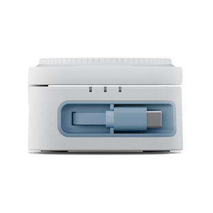 BAZIC GOMAG STATION MINI 3IN1 FOLDABLE WIRELESS  CHARGING STATION WITH 80CM RETRACTABLE CABLE & APPLE WATCH CHARGER -WHITE