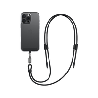 ENERGEA LASSO LANYARD C-C CABLE 480MBPS, 240W WITH LANYARD CARD 1.5M -BLACK