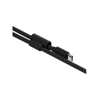 ENERGEA LASSO LANYARD C-C CABLE 480MBPS, 240W WITH LANYARD CARD 1.5M -BLACK