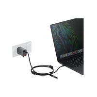 ENERGEA LASSO LANYARD C-C CABLE 480MBPS, 240W WITH LANYARD CARD 1.5M -BLACK