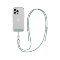 ENERGEA LASSO LANYARD C-C CABLE 480MBPS, 240W WITH LANYARD CARD 1.5M -SAGE