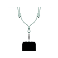 ENERGEA LASSO LANYARD C-C CABLE 480MBPS, 240W WITH LANYARD CARD 1.5M -SAGE