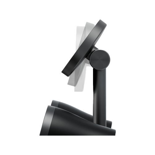 ENERGEA MAGAUDIO STAND, 2IN1 SPEAKERPHONE & QI2 MAGNETIC FAST WIRELESS CHARGER - GUNMETAL