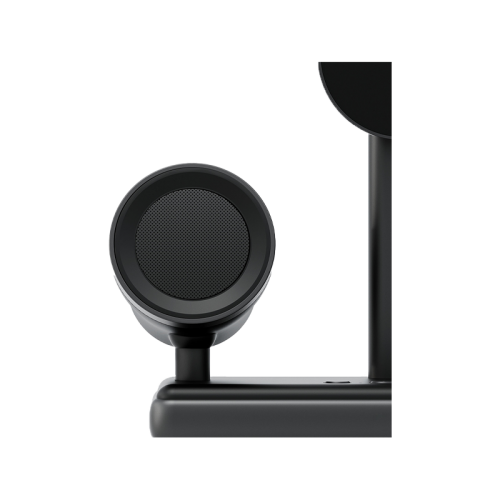 ENERGEA MAGAUDIO STAND, 2IN1 SPEAKERPHONE & QI2 MAGNETIC FAST WIRELESS CHARGER - GUNMETAL