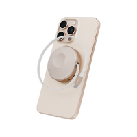 ENERGEA MAGDUO ARC, 2IN1 PHONE  AND APPLE WATCH CHARGER WITH RETRACTABLE CABLE- GOLD