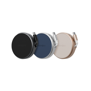 ENERGEA MAGDUO ARC, 2IN1 PHONE  AND APPLE WATCH CHARGER WITH RETRACTABLE CABLE- GUN