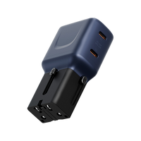 ENERGEA TRAVELGO ADAPTER 45, 2C 45W - BLUE