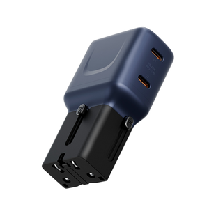 ENERGEA TRAVELGO ADAPTER 45, 2C 45W - BLUE