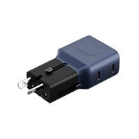 ENERGEA TRAVELGO ADAPTER 45, 2C 45W - BLUE