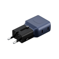 ENERGEA TRAVELGO ADAPTER 45, 2C 45W - BLUE