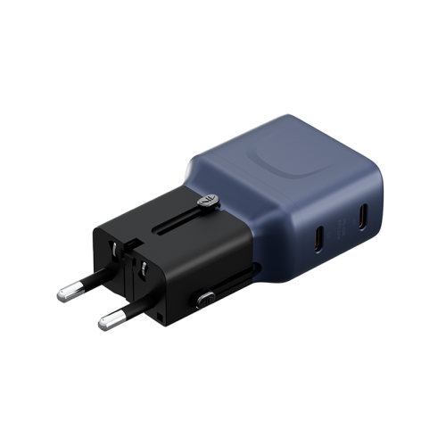 ENERGEA TRAVELGO ADAPTER 45, 2C 45W - BLUE