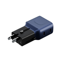 ENERGEA TRAVELGO ADAPTER 45, 2C 45W - BLUE