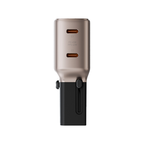 ENERGEA TRAVELGO ADAPTER 45, 2C 45W - GOLD